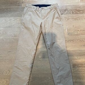 Men's Vineyard Vines On The Go Pants, Size 28x30, Khaki